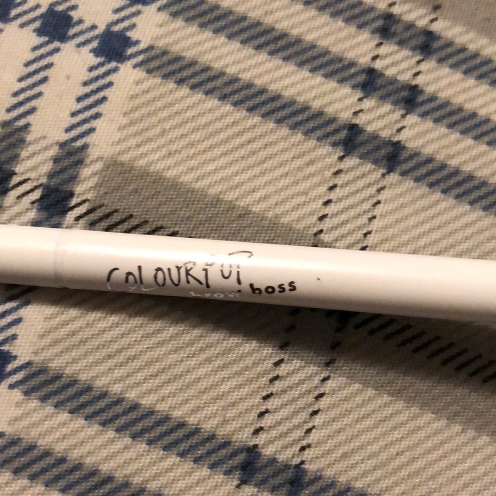Dark brown color pop eye brow pencil